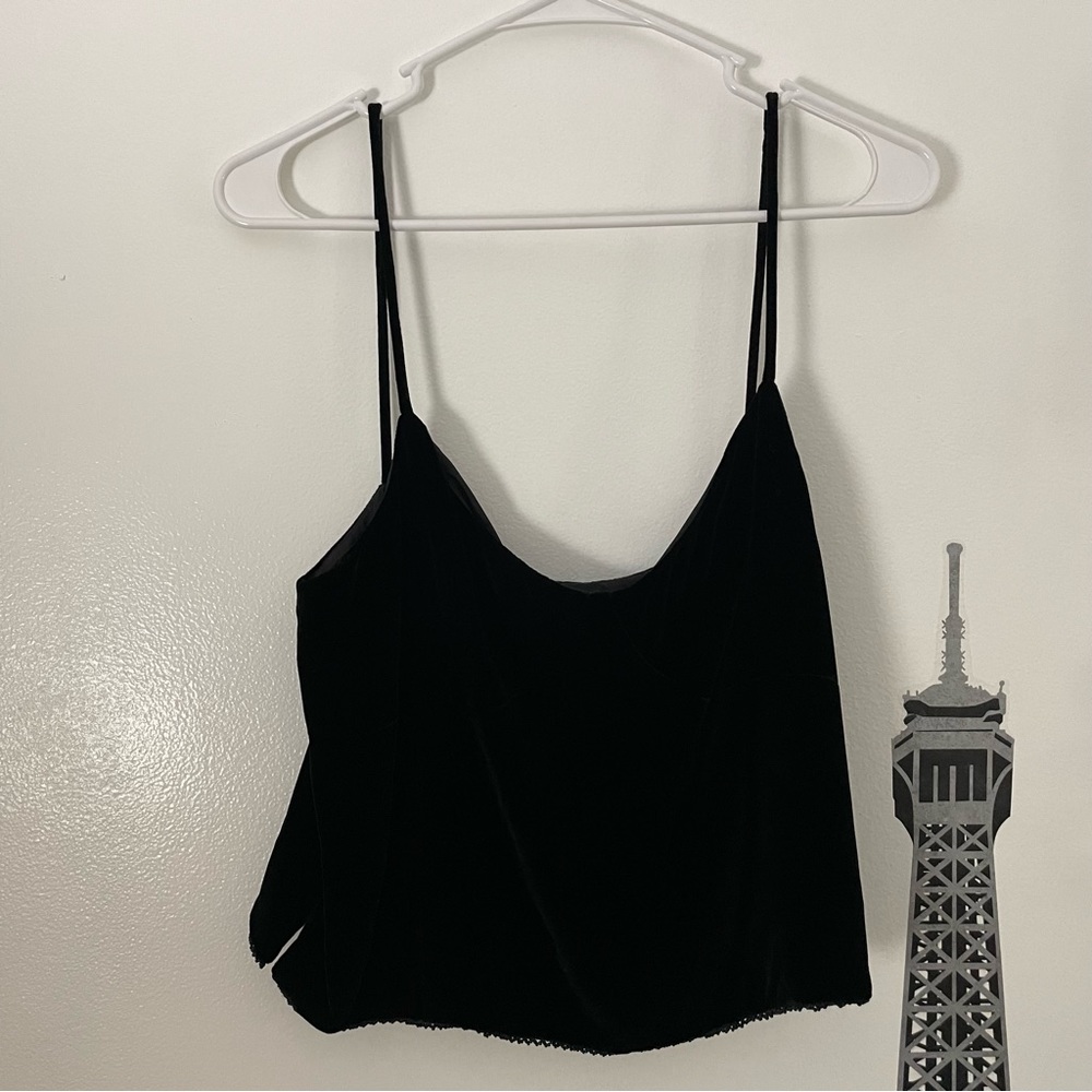 ralph by ralph lauren velvet tank top